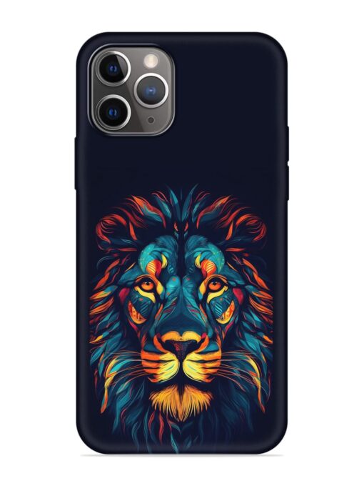 Colorful Lion Embossed Soft Silicone Case for Apple Iphone 11 Pro Max Zapvi