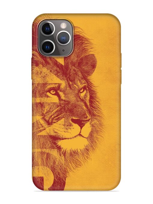 Gold Lion Crown Art Embossed Soft Silicone Case for Apple Iphone 11 Pro Max Zapvi