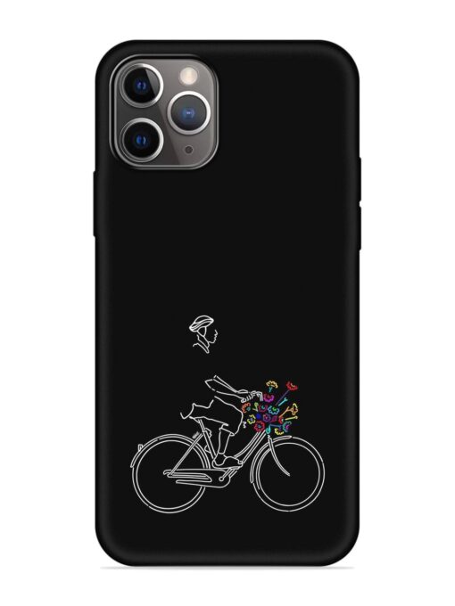 Minimalist Cycle Art Embossed Soft Silicone Case for Apple Iphone 11 Pro Max Zapvi