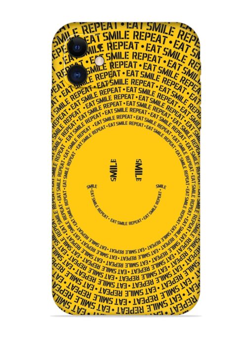 Smiley Embossed Soft Silicone Case for Apple Iphone 12 Zapvi