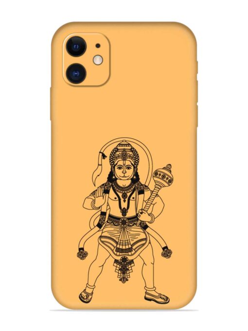 Indian God Hanuman Embossed Soft Silicone Case for Apple Iphone 12 Mini