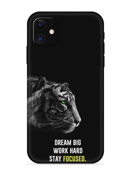 Dream Big Work Hard Embossed Soft Silicone Case for Apple Iphone 12 Mini Zapvi