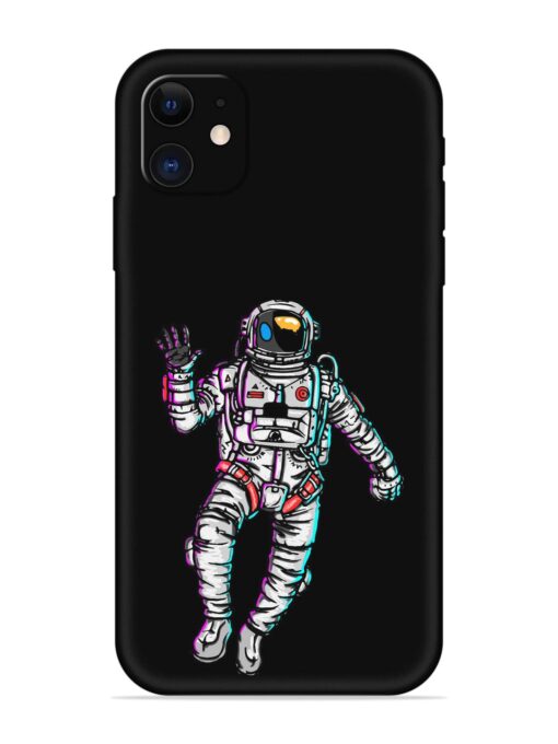 Spaceman Embossed Soft Silicone Case for Apple Iphone 12 Mini