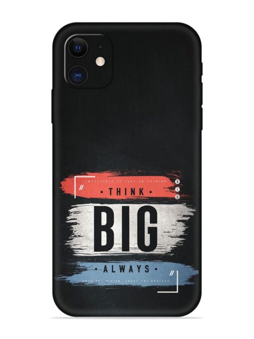 Think Big Always Embossed Soft Silicone Case for Apple Iphone 12 Mini