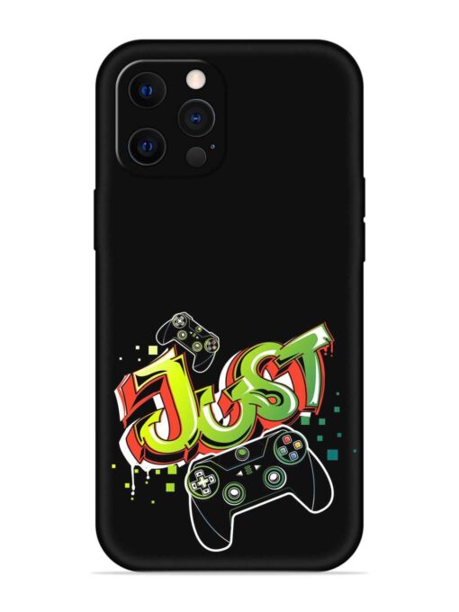 Graffiti Gamepad Illustration Embossed Soft Silicone Case for Apple Iphone 12 Pro