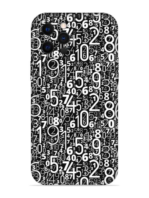 Many Numbers Different Embossed Soft Silicone Case for Apple Iphone 12 Pro Zapvi