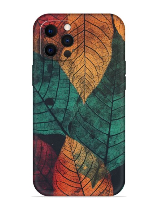 Leaves Artwork Embossed Soft Silicone Case for Apple Iphone 12 Pro Zapvi