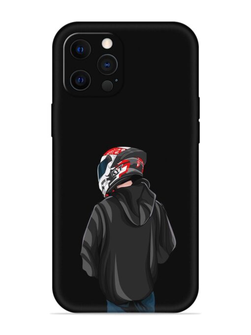 Motorcycle Rider Embossed Soft Silicone Case for Apple Iphone 12 Pro Zapvi