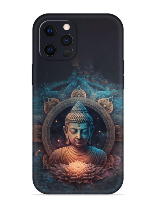 Gautam Buddha Embossed Soft Silicone Case for Apple Iphone 12 Pro Zapvi