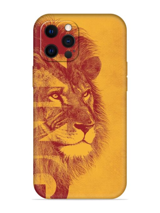 Gold Lion Crown Art Embossed Soft Silicone Case for Apple Iphone 12 Pro