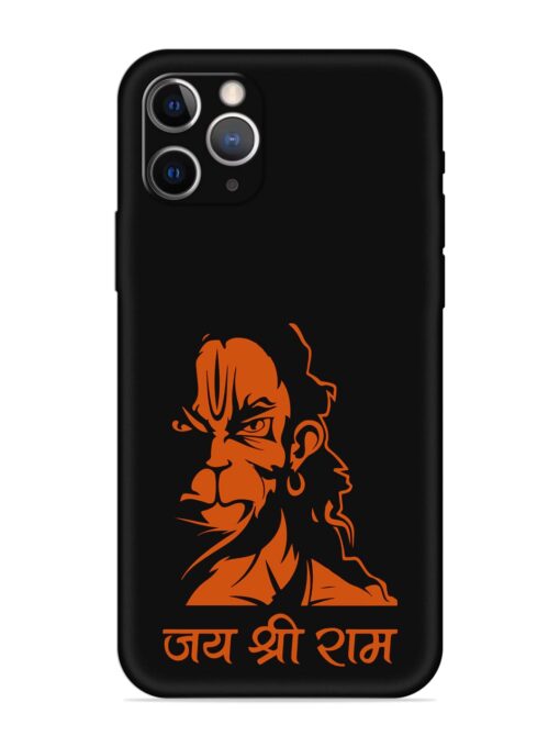 Angry Hanuman Embossed Soft Silicone Case for Apple Iphone 12 Pro Max