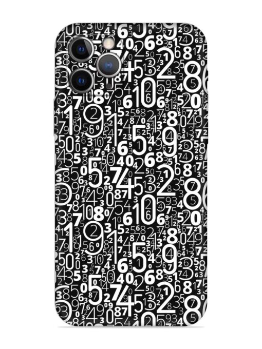 Many Numbers Different Embossed Soft Silicone Case for Apple Iphone 12 Pro Max Zapvi