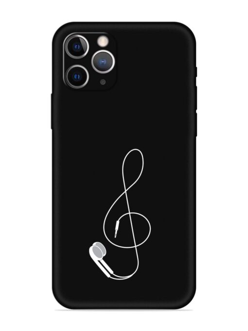 Music Earphone Vector Embossed Soft Silicone Case for Apple Iphone 12 Pro Max Zapvi