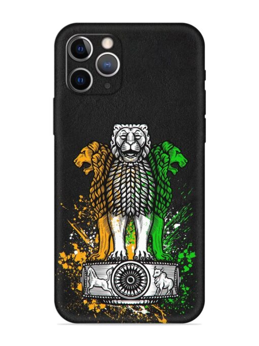 Pillars Of Ashoka Embossed Soft Silicone Case for Apple Iphone 12 Pro Max Zapvi