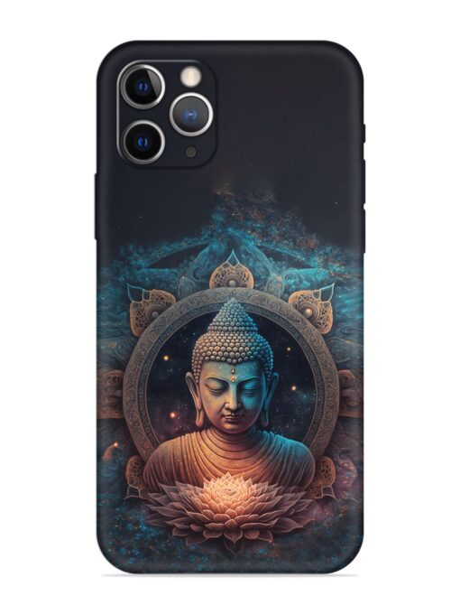 Gautam Buddha Embossed Soft Silicone Case for Apple Iphone 12 Pro Max Zapvi