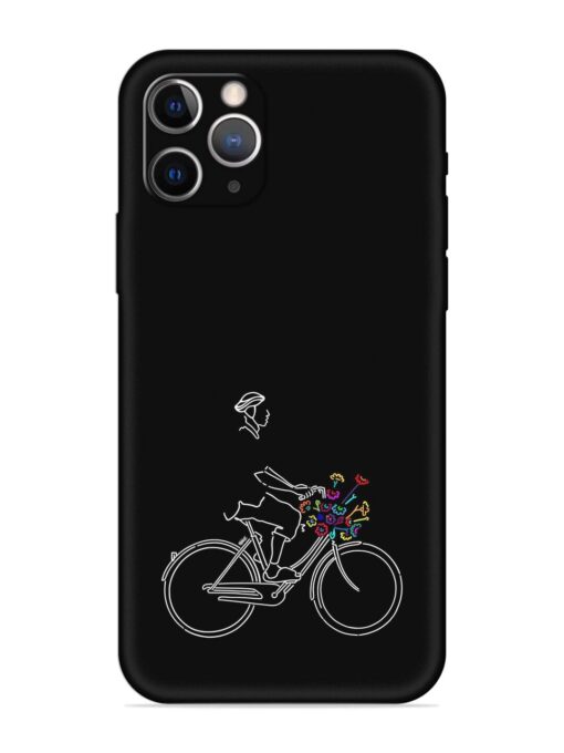 Minimalist Cycle Art Embossed Soft Silicone Case for Apple Iphone 12 Pro Max Zapvi