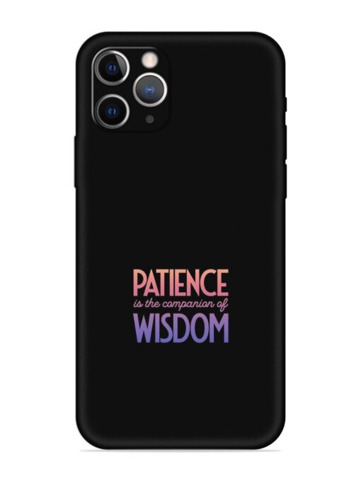 Patience Is The Embossed Soft Silicone Case for Apple Iphone 12 Pro Max Zapvi