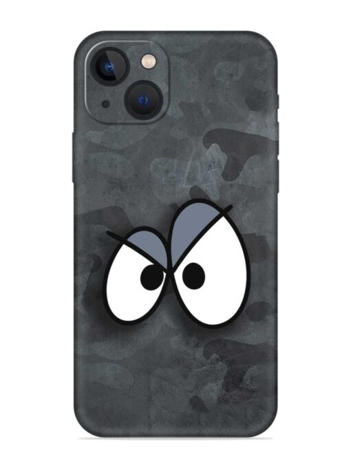 Big Eyes Night Mode Embossed Soft Silicone Case for Apple Iphone 13 Zapvi