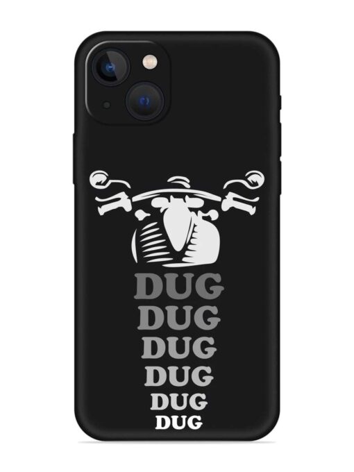 Dug Dug Dug Embossed Soft Silicone Case for Apple Iphone 13 Zapvi