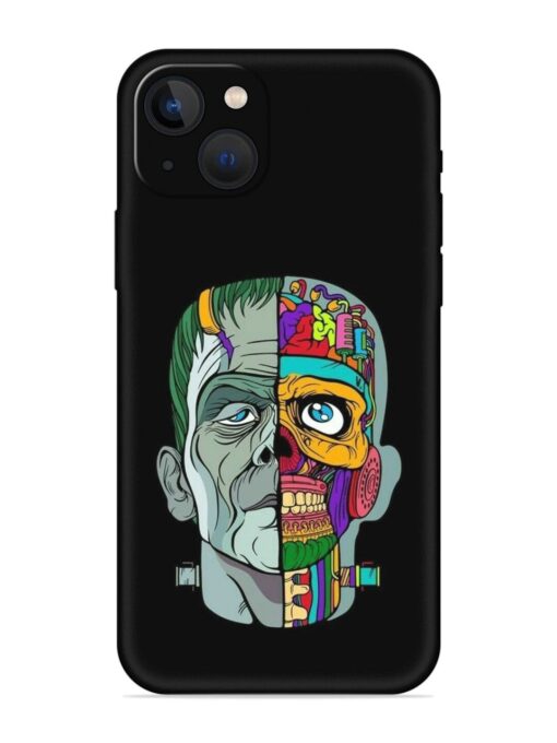 Men Vs Skull Embossed Soft Silicone Case for Apple Iphone 13 Zapvi