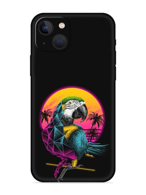 Rad Parrot Embossed Soft Silicone Case for Apple Iphone 13