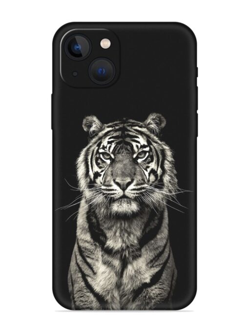 Tiger Art Embossed Soft Silicone Case for Apple Iphone 13 Zapvi