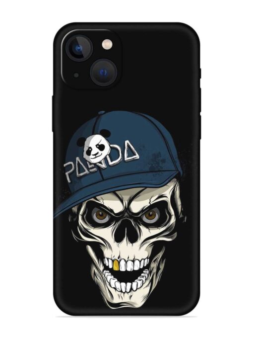 Panda Skull Embossed Soft Silicone Case for Apple Iphone 13 Mini Zapvi