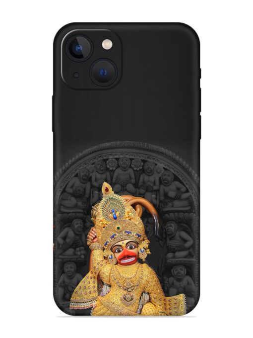 Indian Gold Hanuman Embossed Soft Silicone Case for Apple Iphone 13 Mini