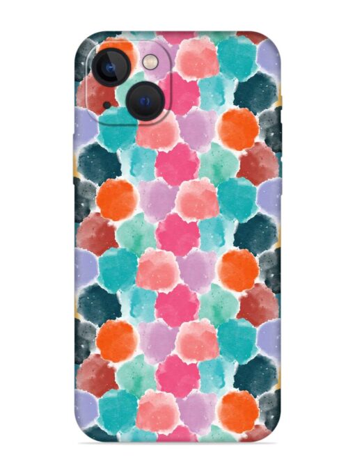 Colorful Seamless Pattern Embossed Soft Silicone Case for Apple Iphone 13 Mini Zapvi