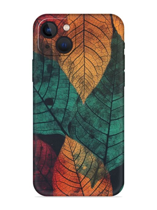 Leaves Artwork Embossed Soft Silicone Case for Apple Iphone 13 Mini Zapvi