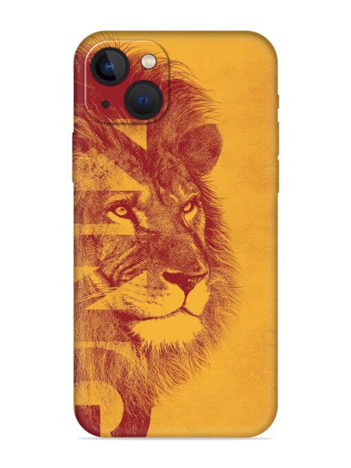 Gold Lion Crown Art Embossed Soft Silicone Case for Apple Iphone 13 Mini Zapvi