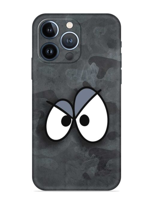 Big Eyes Night Mode Embossed Soft Silicone Case for Apple Iphone 13 Pro