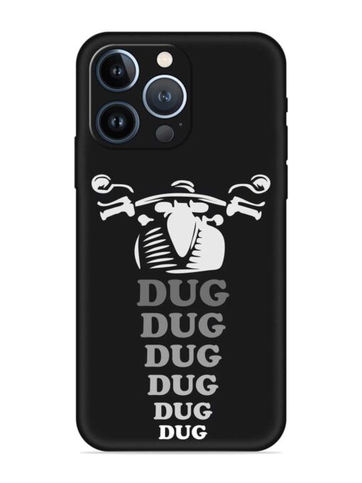 Dug Dug Dug Embossed Soft Silicone Case for Apple Iphone 13 Pro