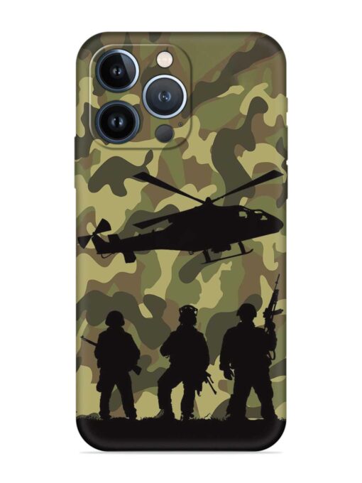 Army Heros Embossed Soft Silicone Case for Apple Iphone 13 Pro Zapvi