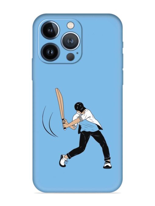 Cricket Gully Boy Embossed Soft Silicone Case for Apple Iphone 13 Pro