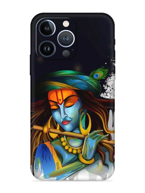 Krishna Art Embossed Soft Silicone Case for Apple Iphone 13 Pro Zapvi