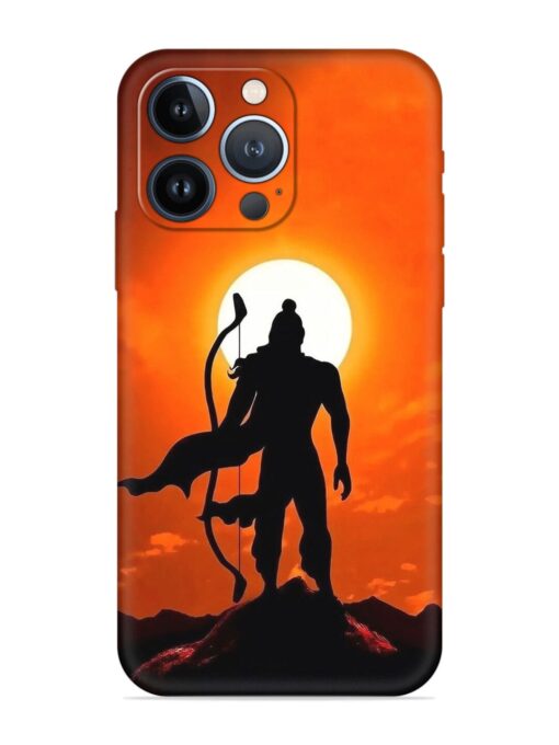 Shree Ram Embossed Soft Silicone Case for Apple Iphone 13 Pro