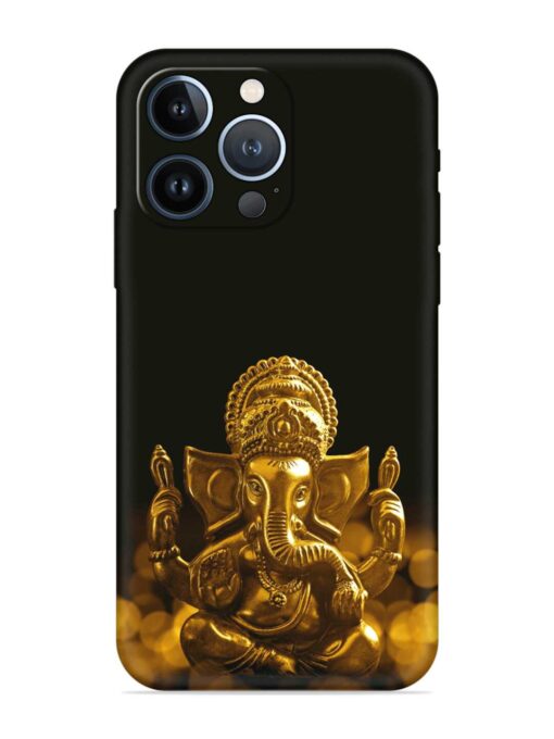 Lord Ganesha Indian Festival Embossed Soft Silicone Case for Apple Iphone 13 Pro