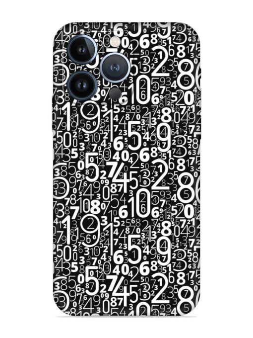 Many Numbers Different Embossed Soft Silicone Case for Apple Iphone 13 Pro