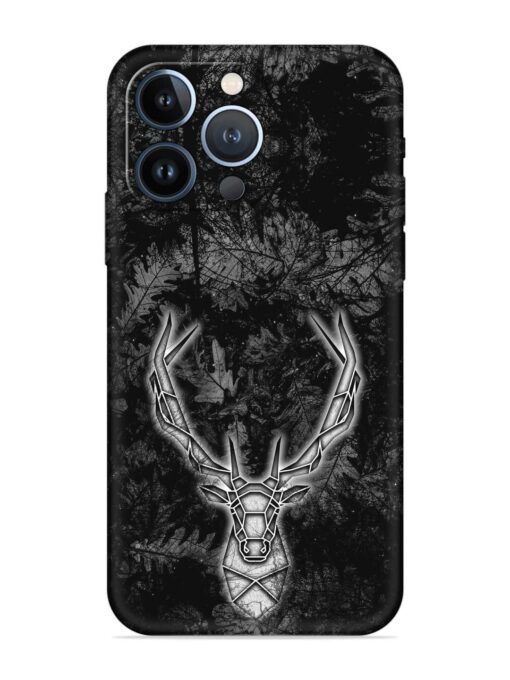 Ancient Deer Embossed Soft Silicone Case for Apple Iphone 13 Pro