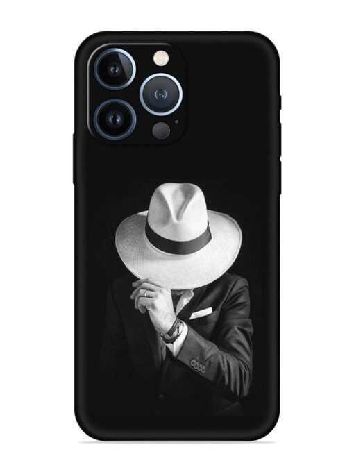 Men Under Hat Embossed Soft Silicone Case for Apple Iphone 13 Pro Zapvi