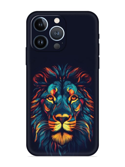 Colorful Lion Embossed Soft Silicone Case for Apple Iphone 13 Pro Zapvi