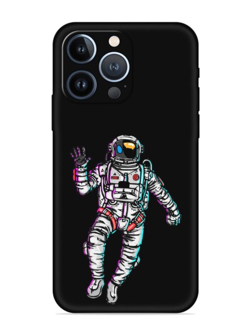 Spaceman Embossed Soft Silicone Case for Apple Iphone 13 Pro Zapvi