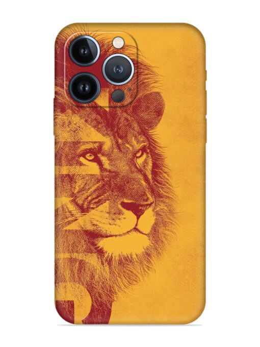 Gold Lion Crown Art Embossed Soft Silicone Case for Apple Iphone 13 Pro Zapvi