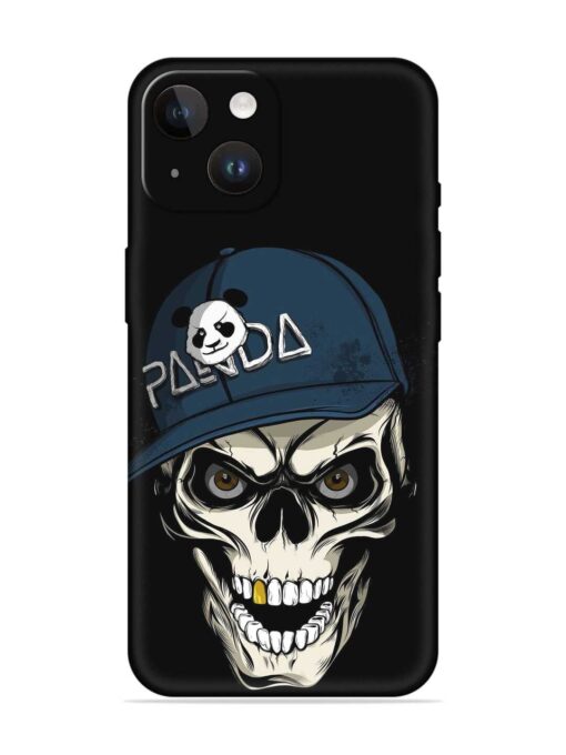 Panda Skull Embossed Soft Silicone Case for Apple Iphone 14 Zapvi