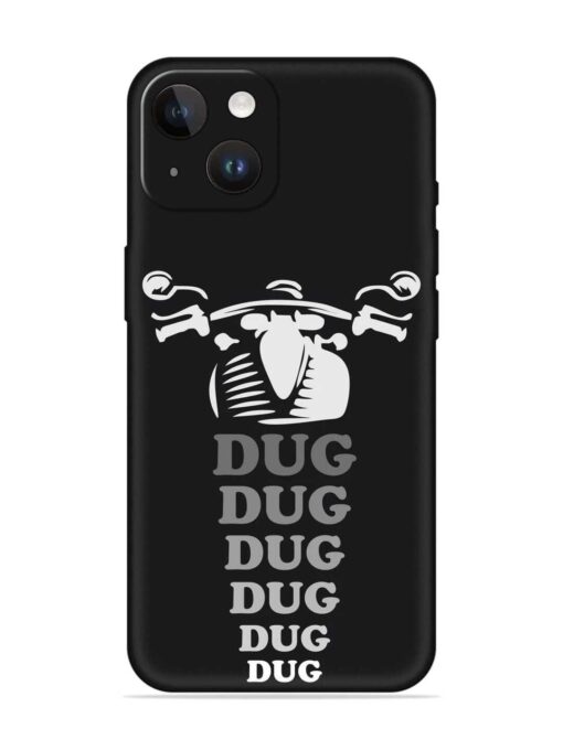 Dug Dug Dug Embossed Soft Silicone Case for Apple Iphone 14