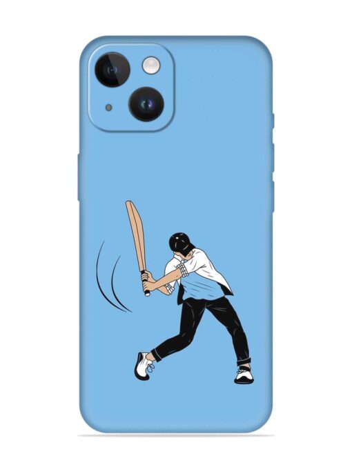 Cricket Gully Boy Embossed Soft Silicone Case for Apple Iphone 14 Zapvi