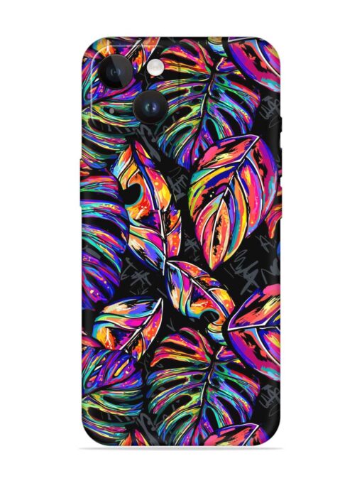 Tropical Seamless Vector Embossed Soft Silicone Case for Apple Iphone 14 Zapvi