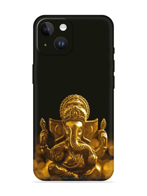 Lord Ganesha Indian Festival Embossed Soft Silicone Case for Apple Iphone 14 Zapvi