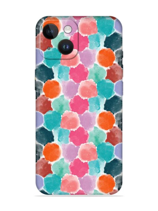 Colorful Seamless Pattern Embossed Soft Silicone Case for Apple Iphone 14 Zapvi